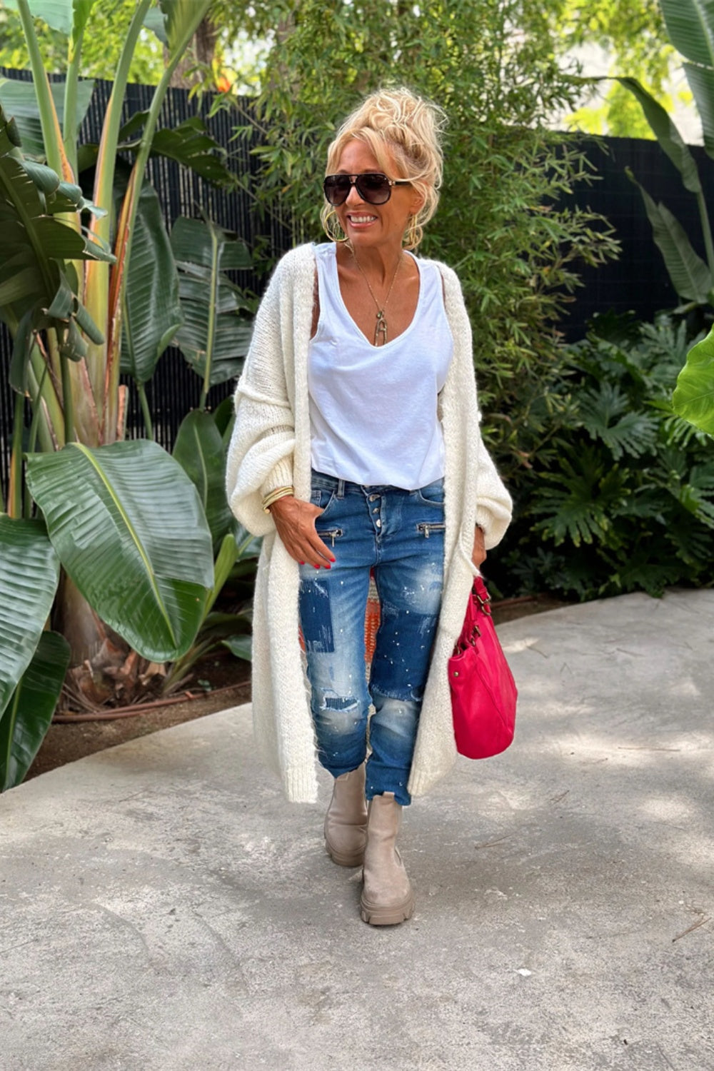 Lovely – Oversized Knitted Long Cardigan