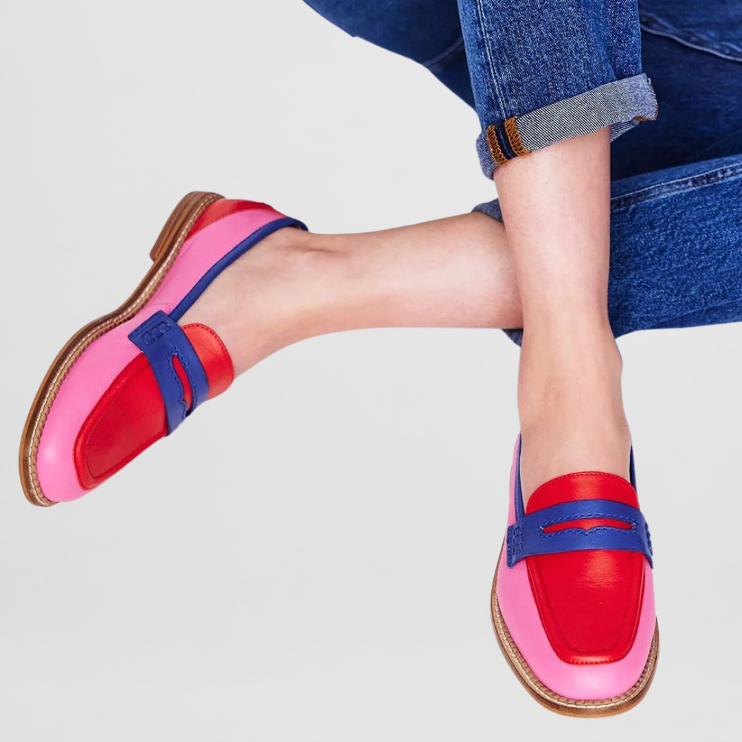 Violet – Leather Penny Loafers