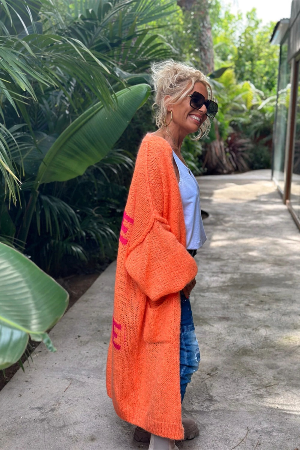 Lovely – Oversized Knitted Long Cardigan