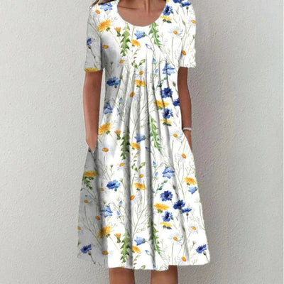 Stella – Stylish Floral Dress with Pockets