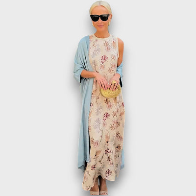 Elveria – Maxi Dress with Cardigan