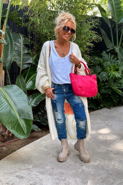 Lovely – Oversized Knitted Long Cardigan