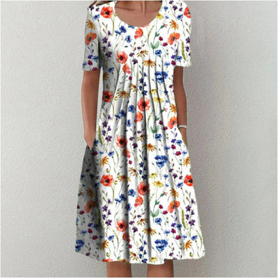 Stella – Stylish Floral Dress with Pockets