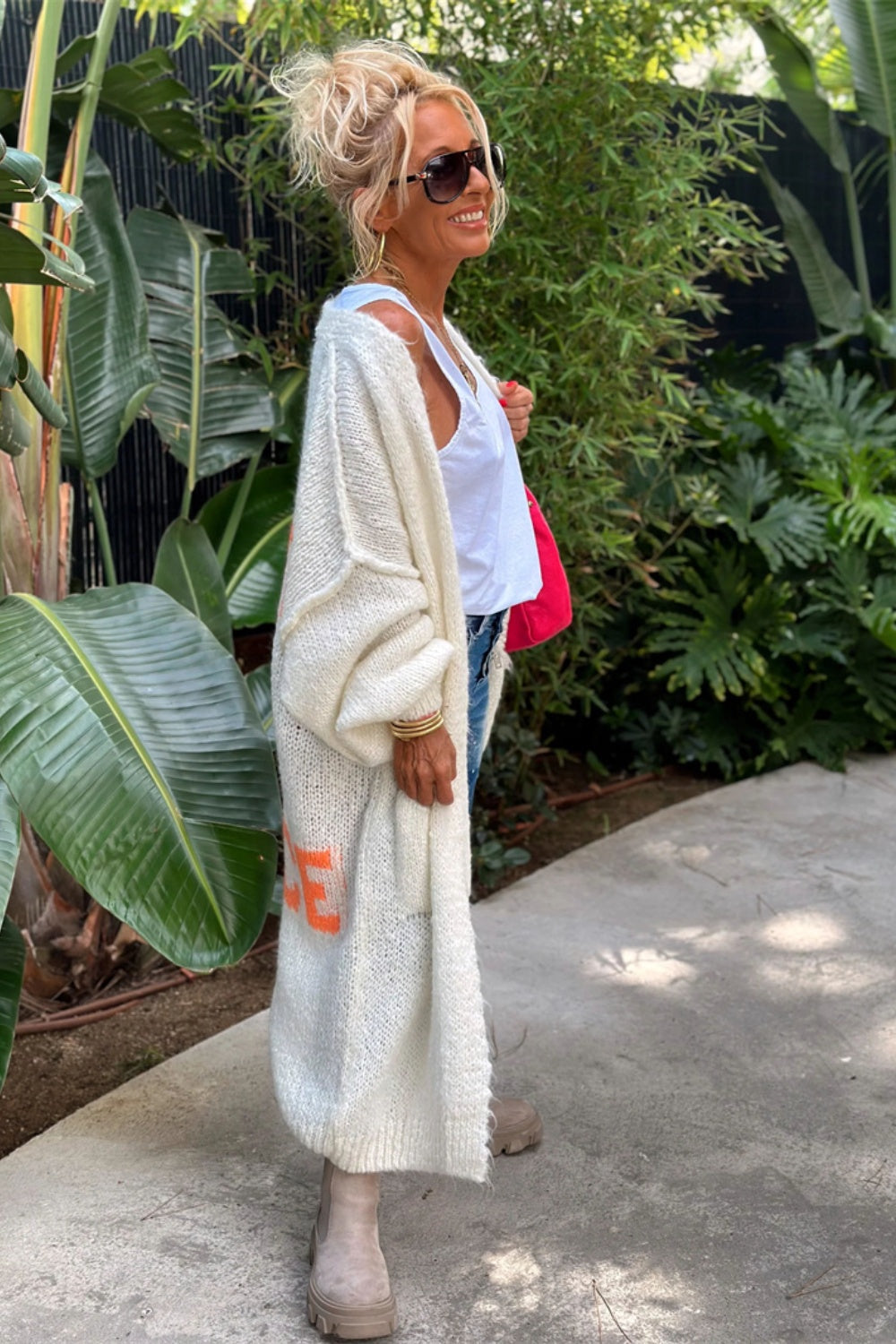 Lovely – Oversized Knitted Long Cardigan