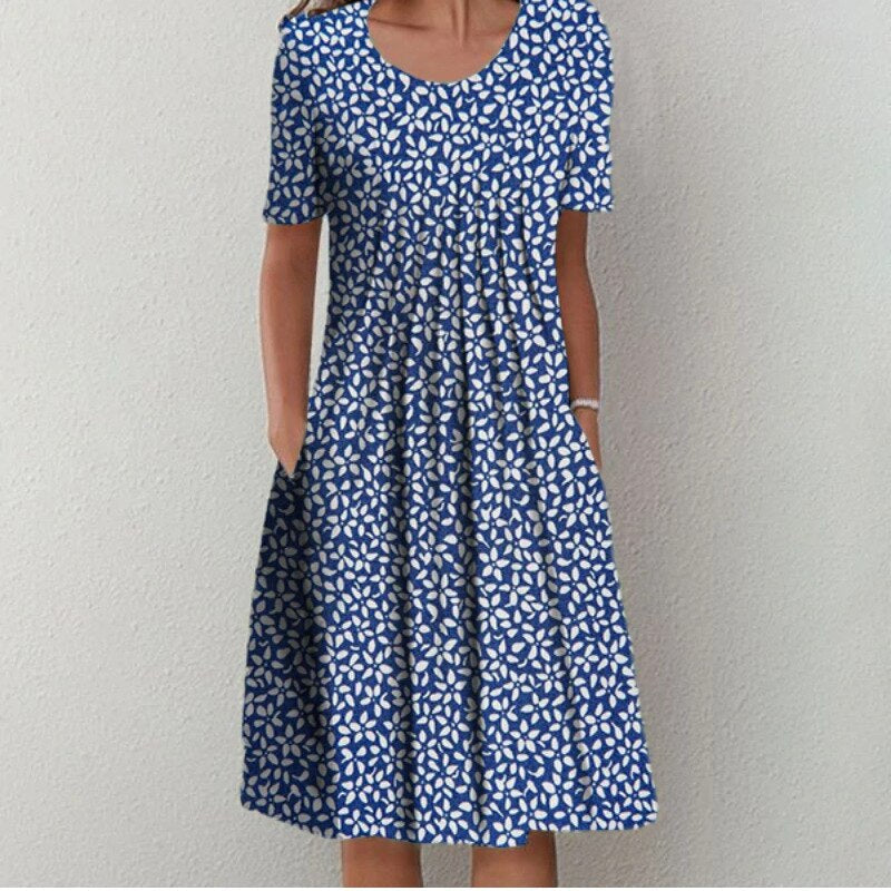 Stella – Stylish Floral Dress with Pockets