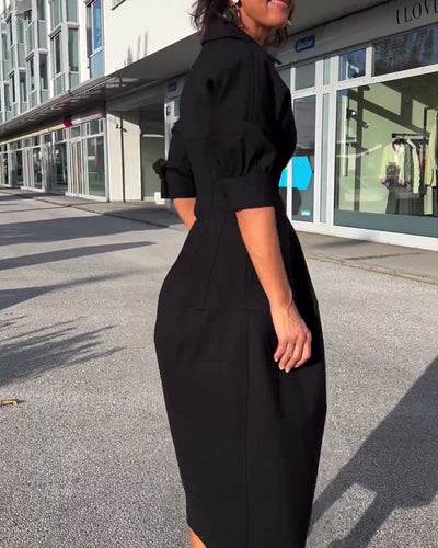 Kate – Relaxed Fit Long Dress with Pockets