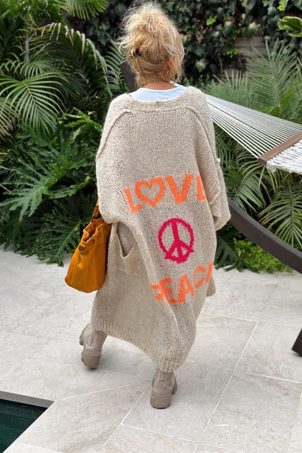 Lovely – Oversized Knitted Long Cardigan