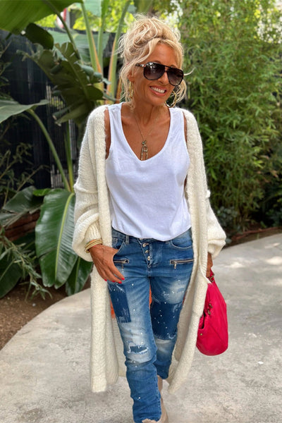 Lovely – Oversized Knitted Long Cardigan