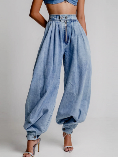 Una – High Waist Balloon Jeans