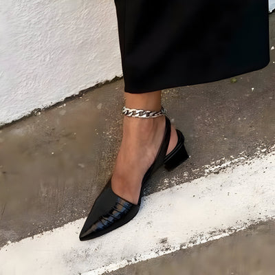Lynn – Comfortable Leather Wide-Fit Heels