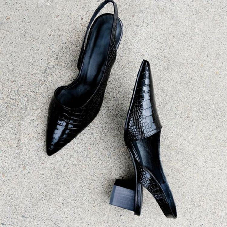 Lynn – Comfortable Leather Wide-Fit Heels