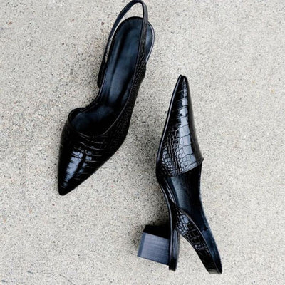 Lynn – Comfortable Leather Wide-Fit Heels