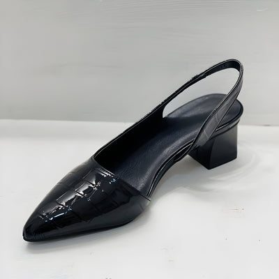 Lynn – Comfortable Leather Wide-Fit Heels