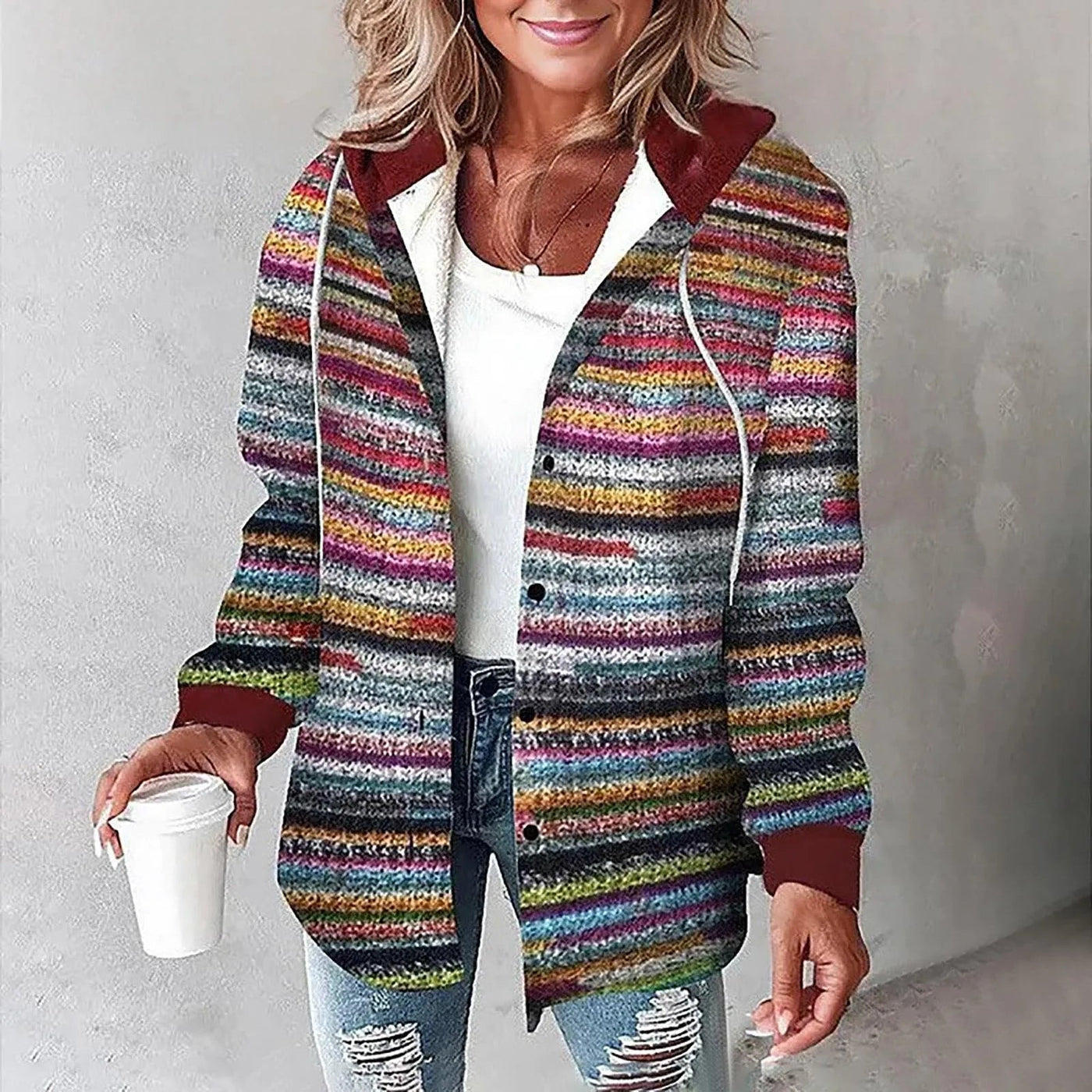 Raven – Checked Hooded Jacket