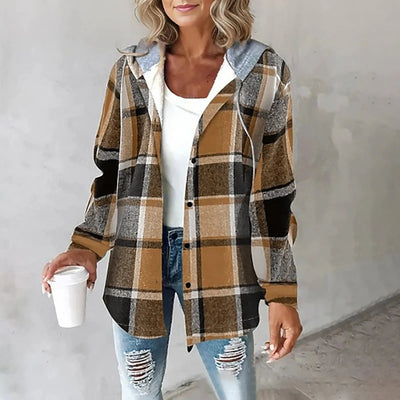 Raven – Checked Hooded Jacket