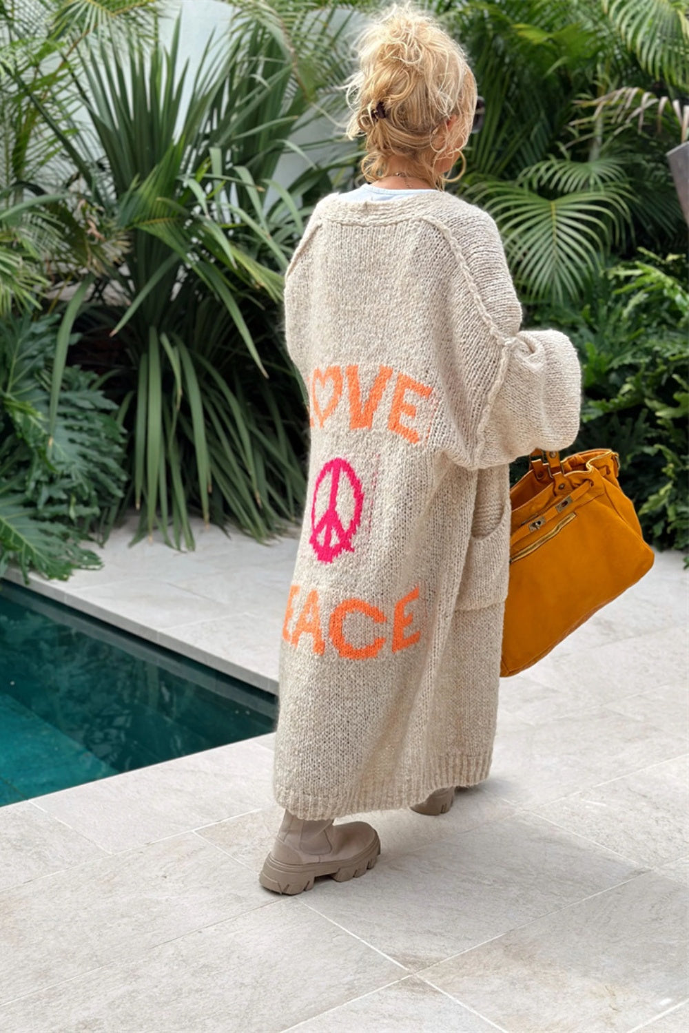 Lovely – Oversized Knitted Long Cardigan
