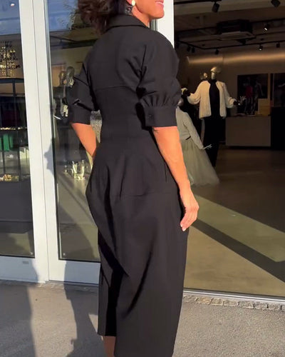 Kate – Relaxed Fit Long Dress with Pockets