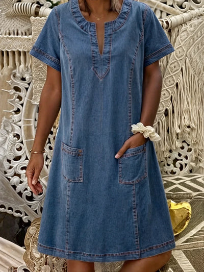 Sofia – Soft Denim Dress