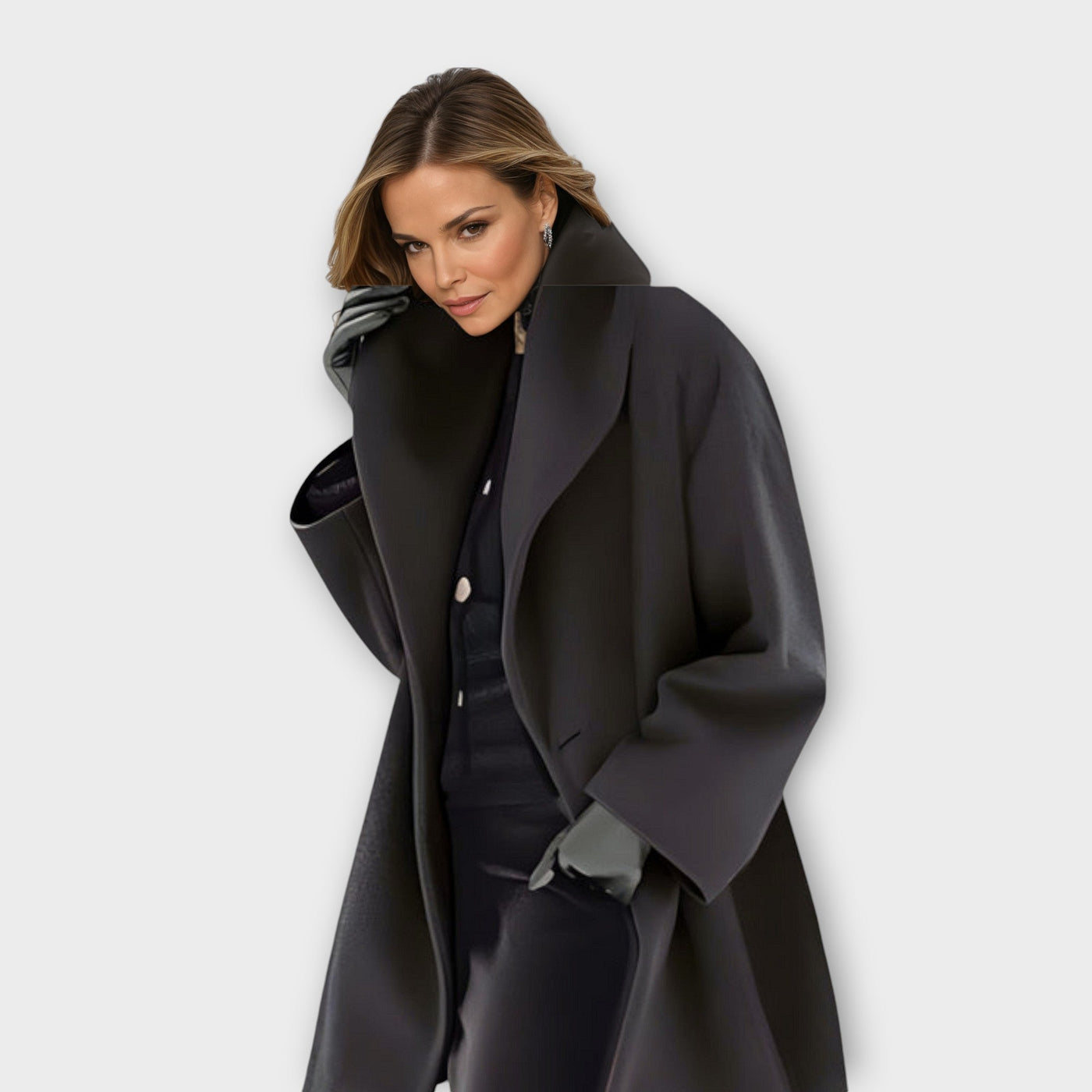 Emma – Premium Windproof Wool Coat