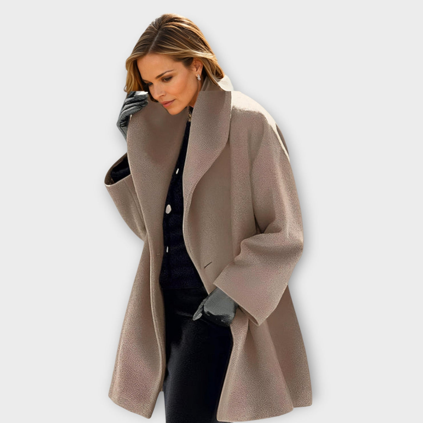 Emma – Premium Windproof Wool Coat