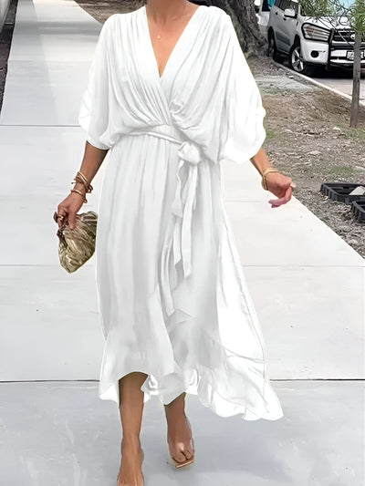 Monica – Dress with V-Neck