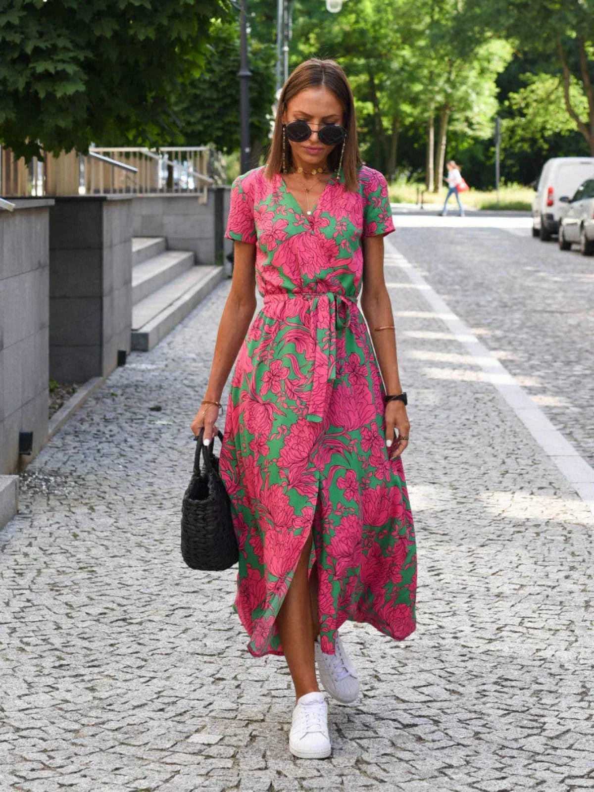 Tia - Elegant Cotton Dress