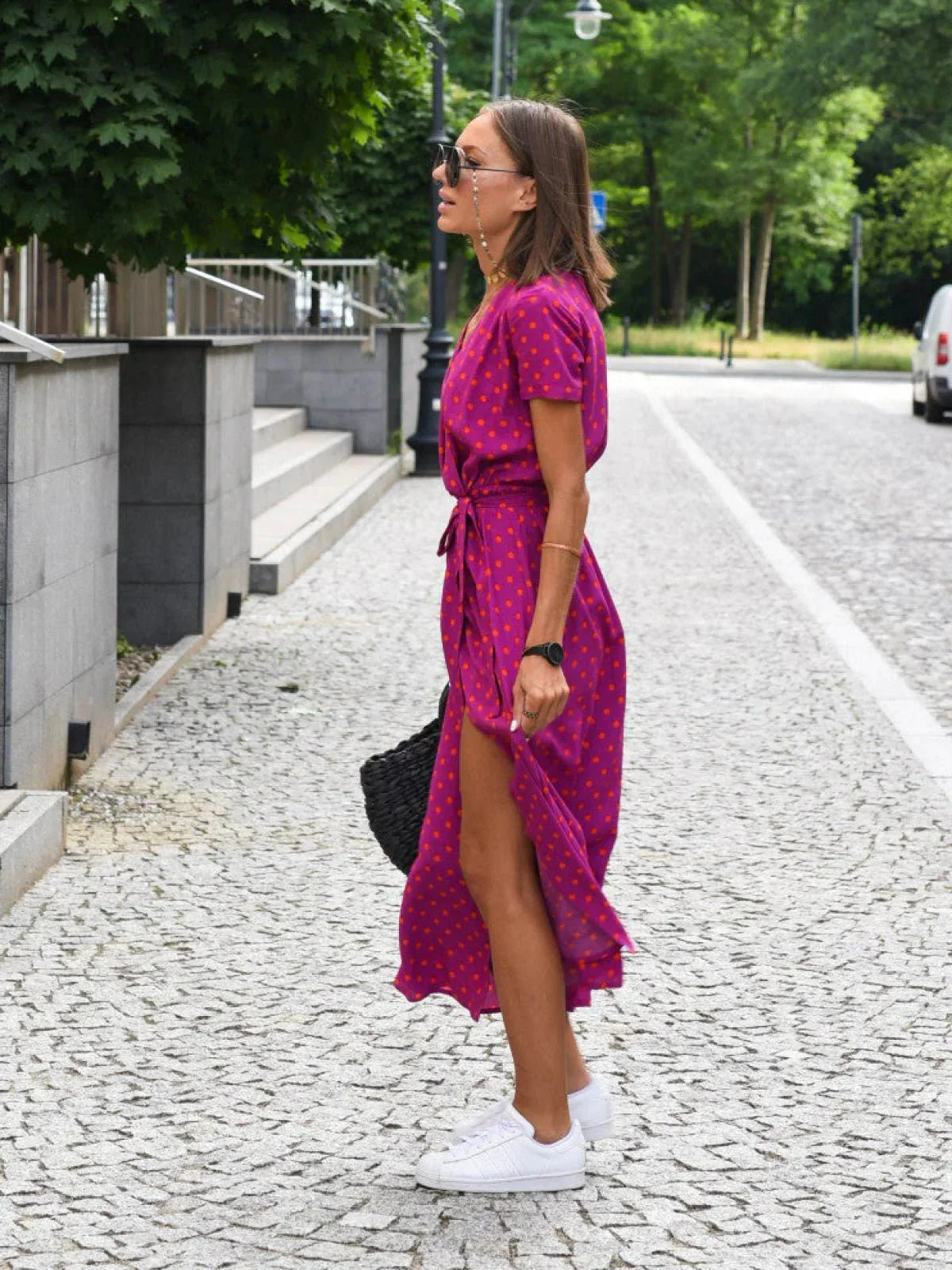 Tia - Elegant Cotton Dress