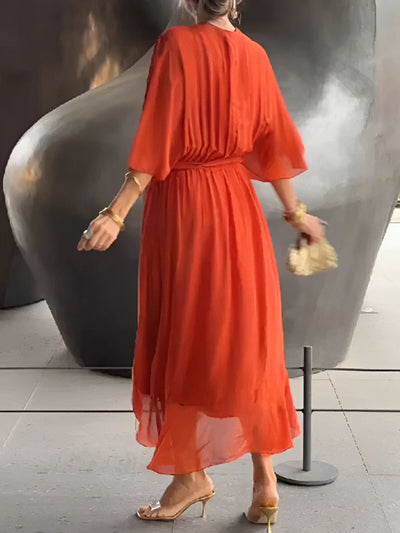 Monica – Dress with V-Neck