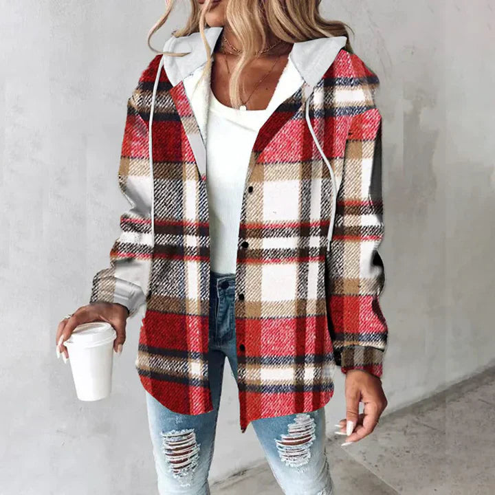Raven – Checked Hooded Jacket