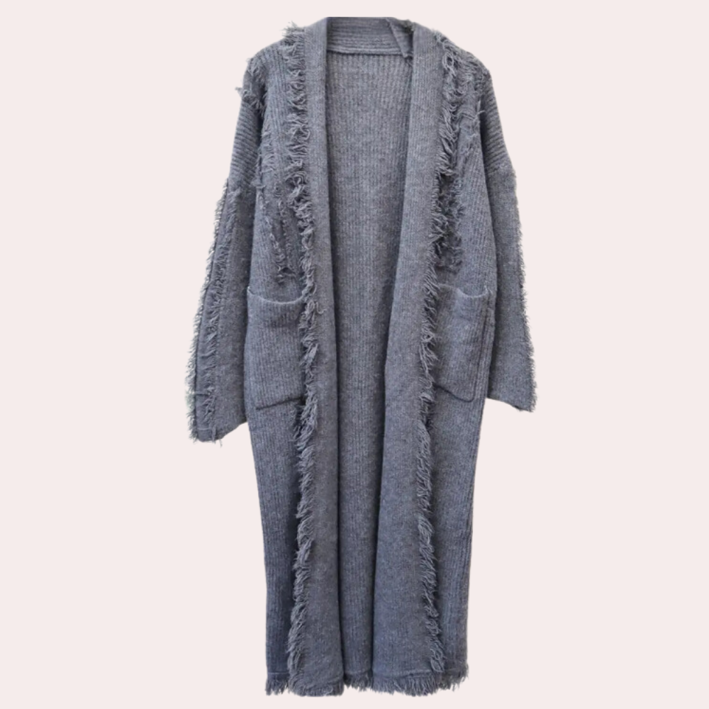 Raquela – Trendy Knitted Long Cardigan